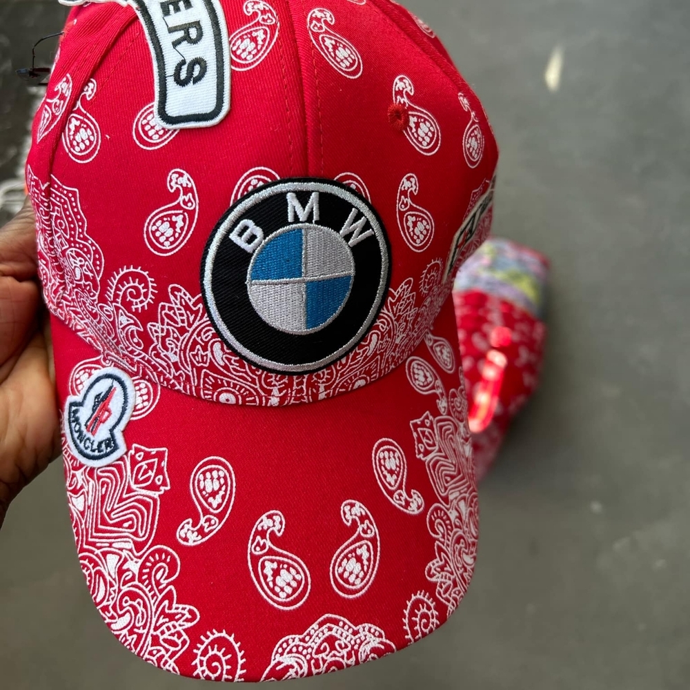 BMW Red Bandana Cap